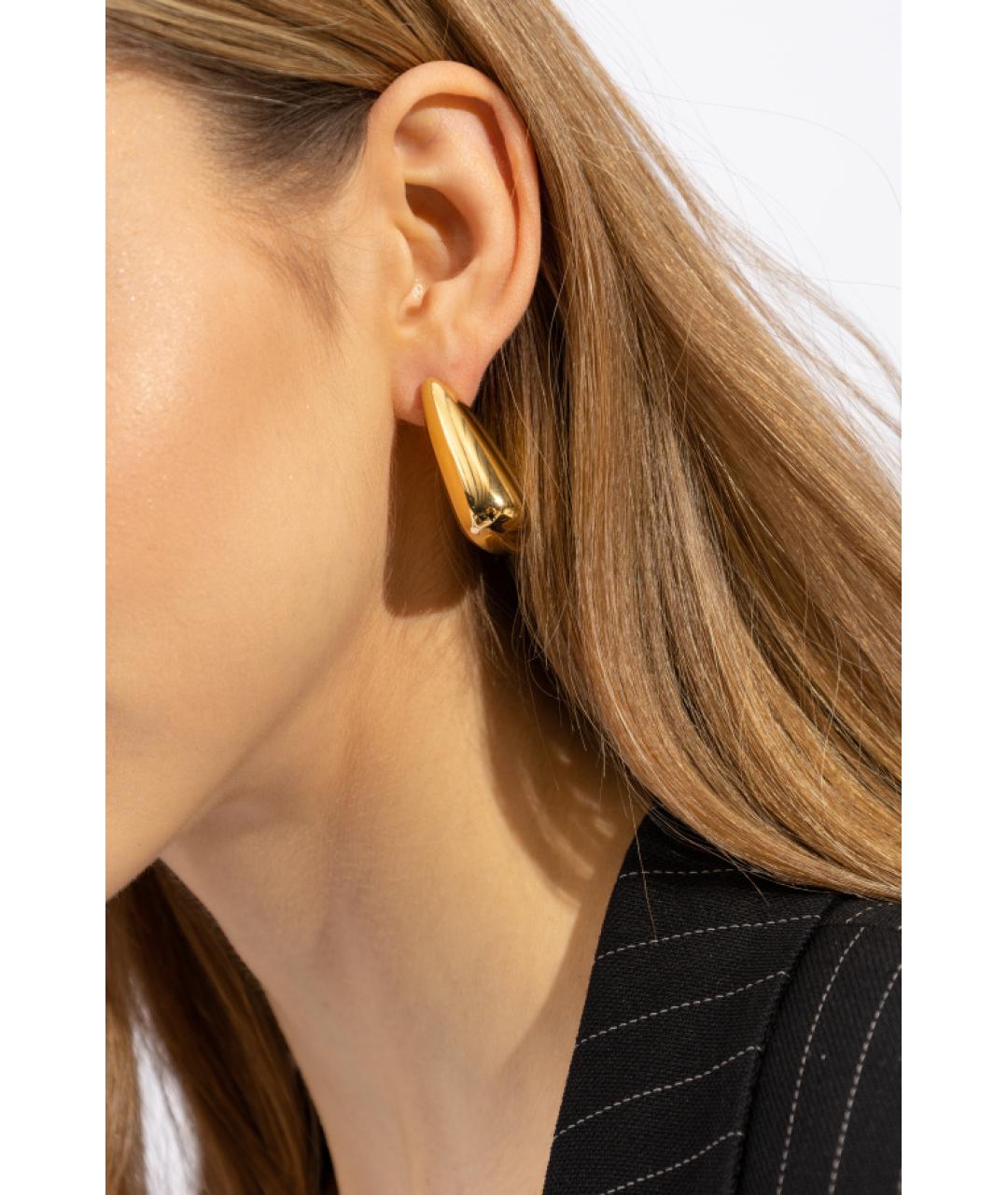 BOTTEGA VENETA Золотые серебряные серьги, фото 3