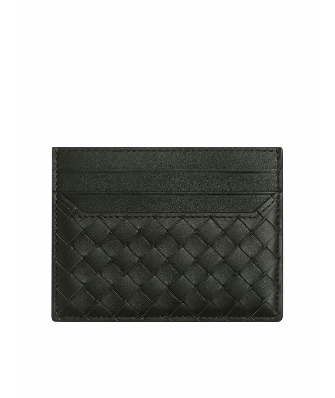 BOTTEGA VENETA Черный кожаный кардхолдер, фото 1