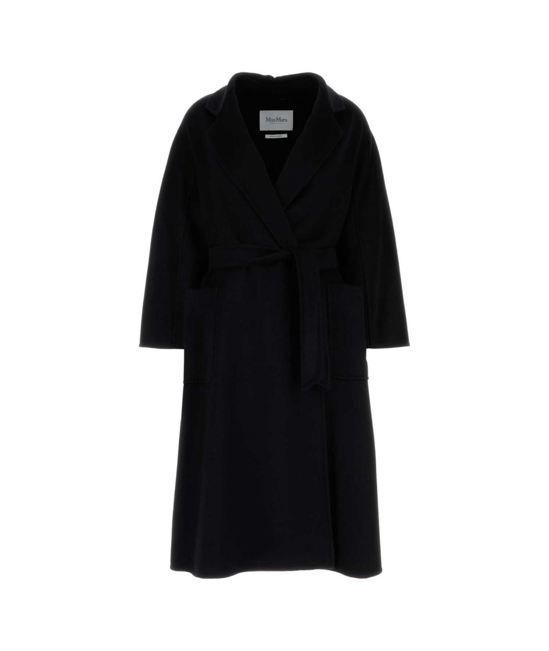 MAX MARA Черное кашемировое пальто, фото 1