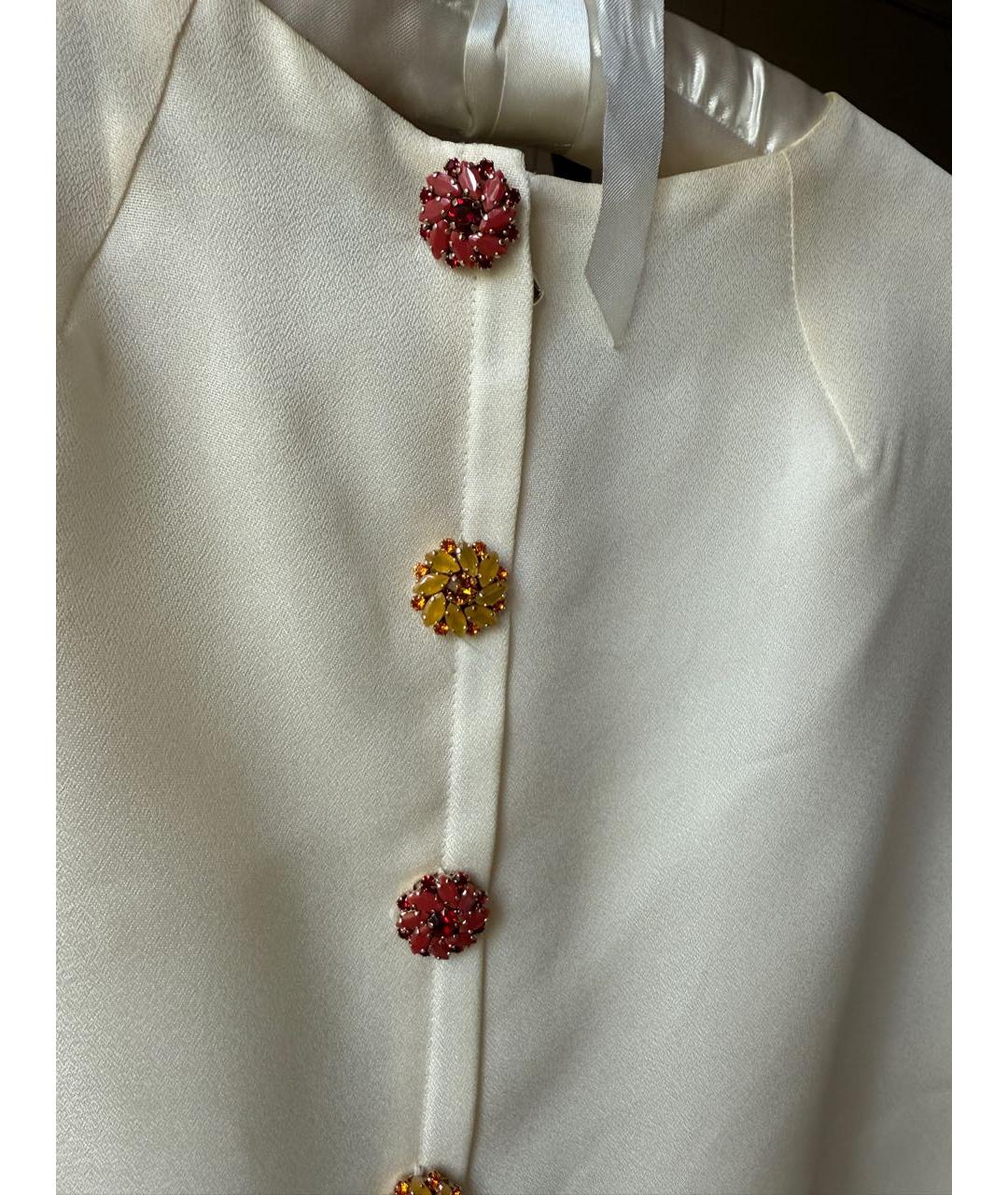 DOLCE&GABBANA Мульти шелковое коктейльное платье, фото 5