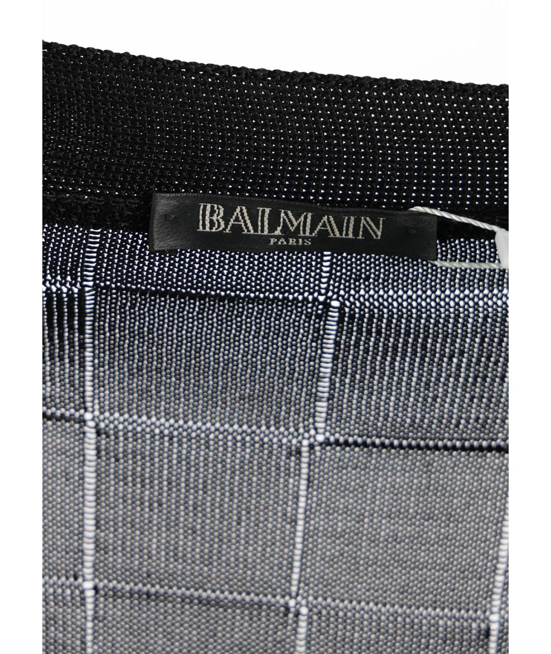 BALMAIN Черный вискозный кардиган, фото 4