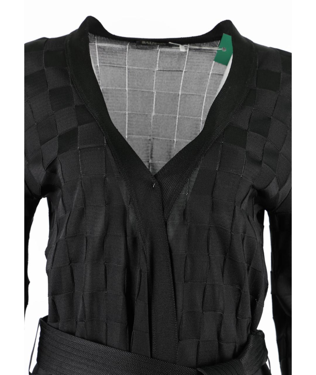 BALMAIN Черный вискозный кардиган, фото 3