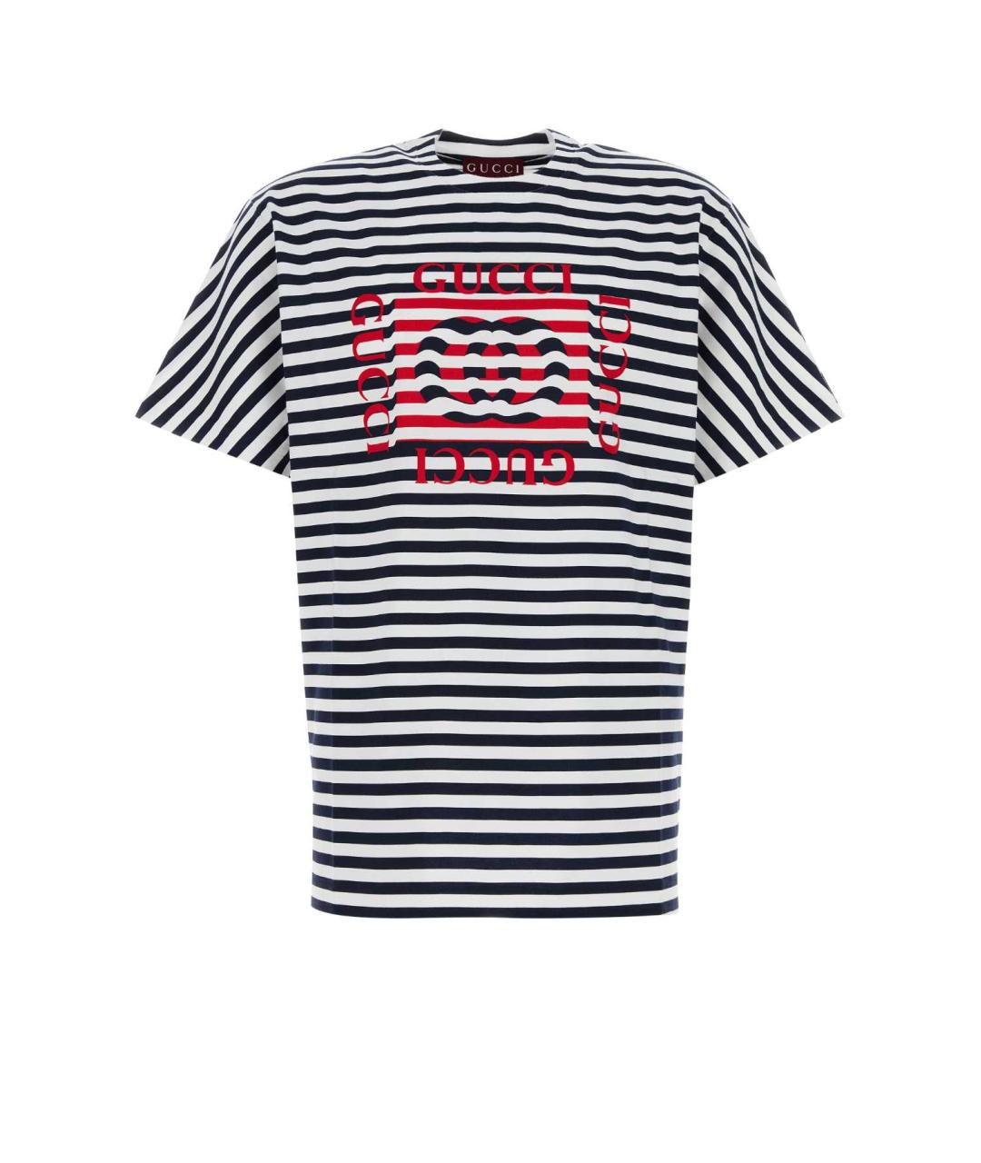 GUCCI Черная хлопковая футболка, фото 1