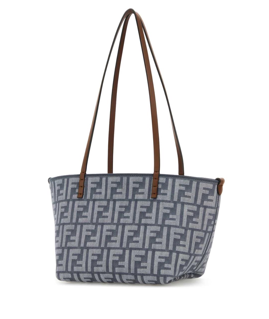 FENDI Голубая сумка тоут, фото 2