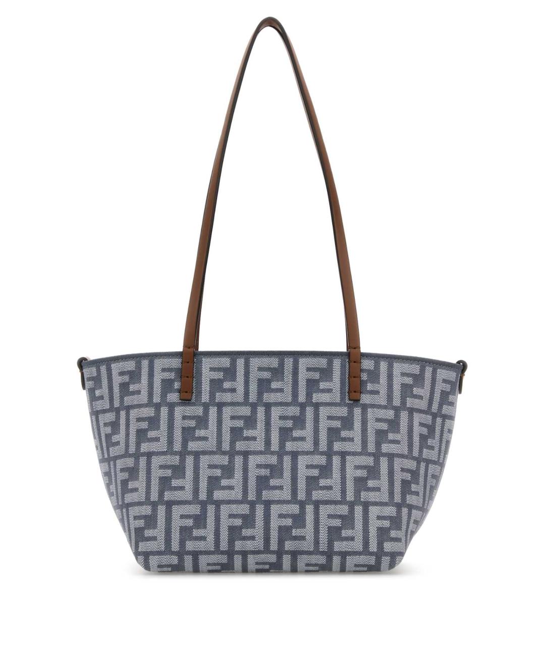 FENDI Голубая сумка тоут, фото 1
