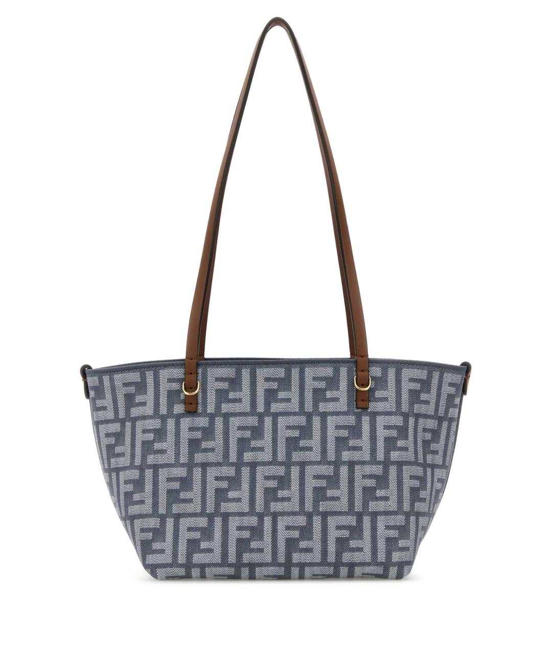 FENDI Голубая сумка тоут, фото 3