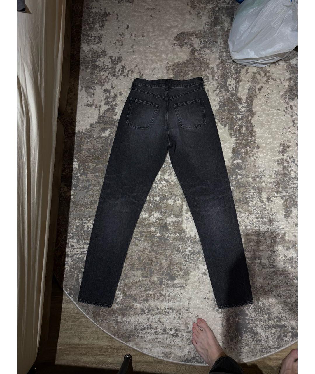 SAINT LAURENT Черные джинсы слим, фото 2