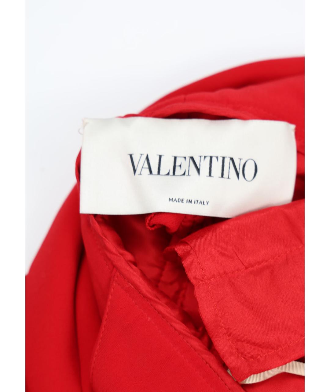 VALENTINO Красный шелковый комбинезон, фото 5