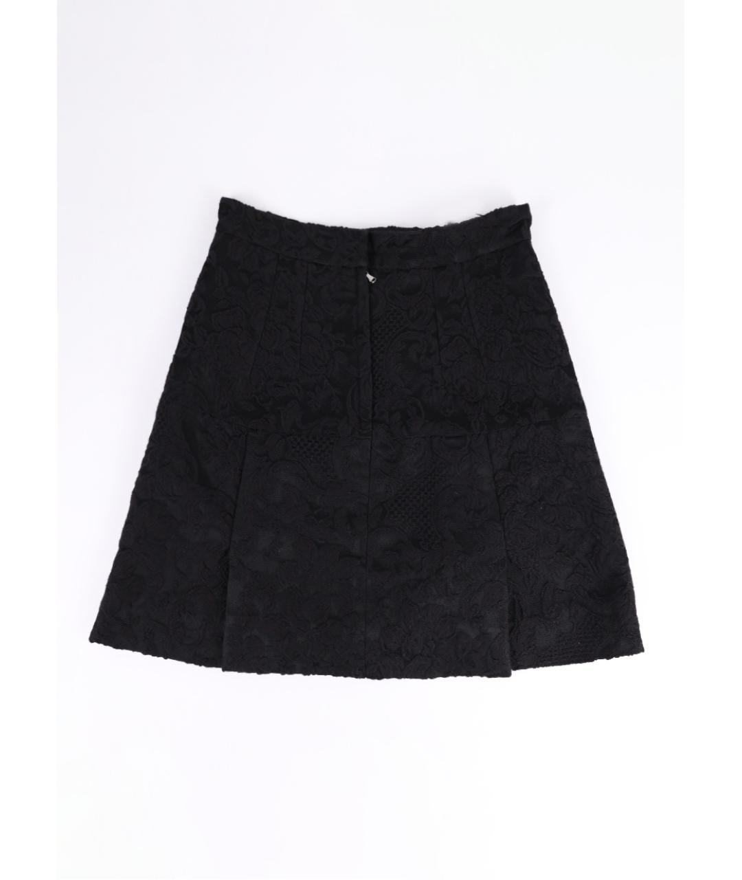 DOLCE&GABBANA Черный шерстяной костюм с юбками, фото 5