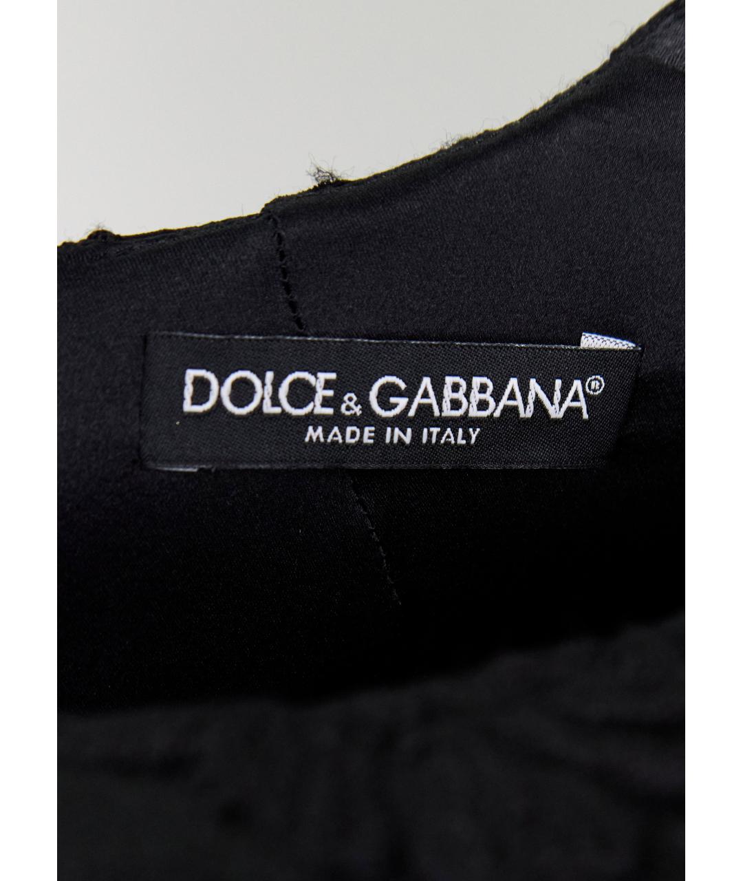 DOLCE&GABBANA Черный шерстяной костюм с юбками, фото 6