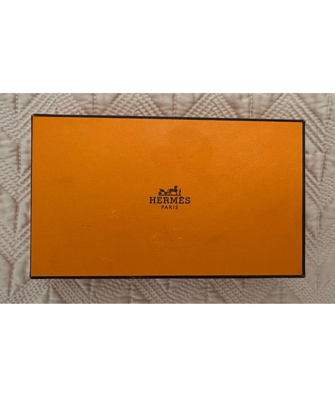 HERMES Коричневая заколка, фото 6