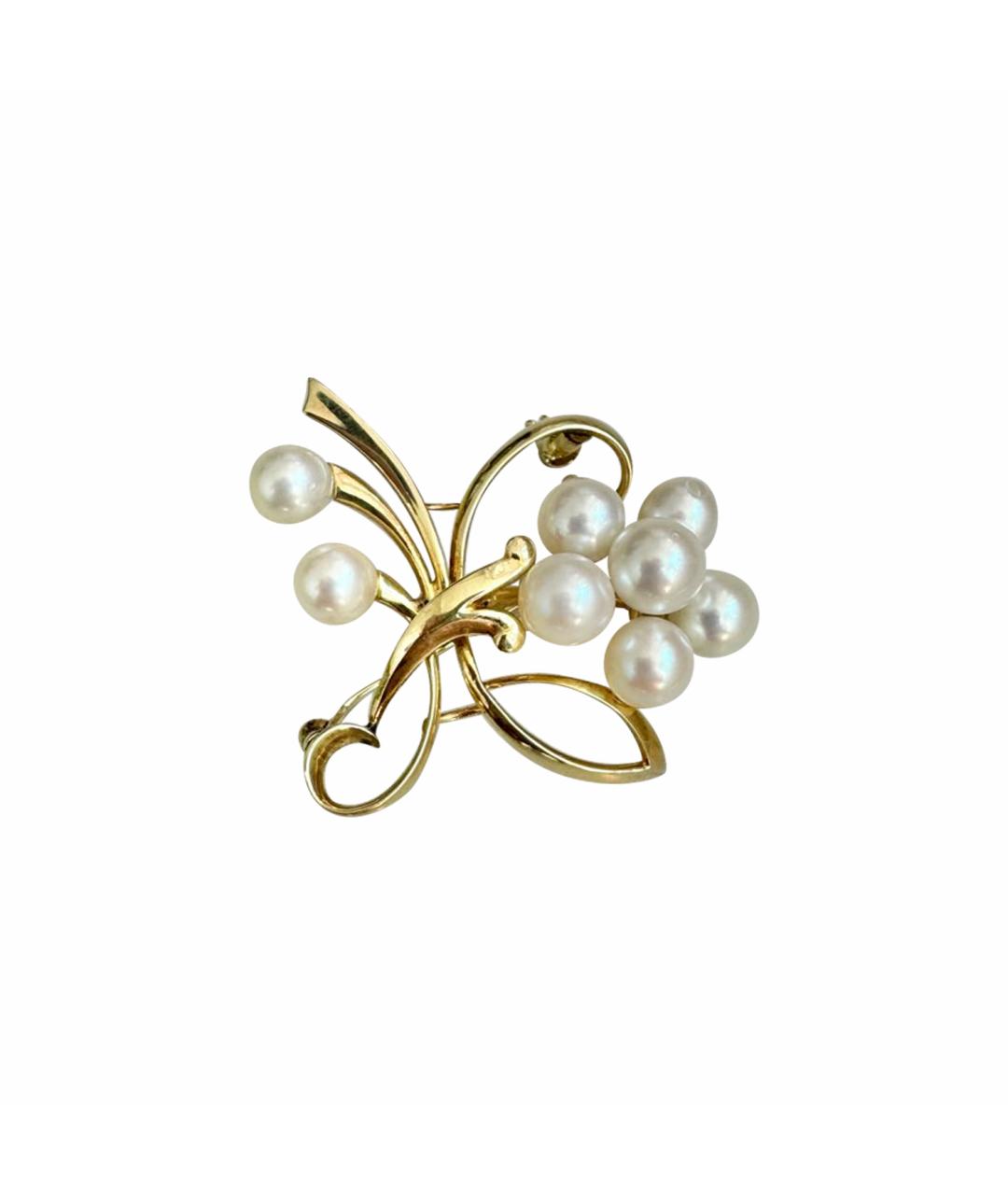 Mikimoto Золотая булавка / брошь из желтого золота, фото 1