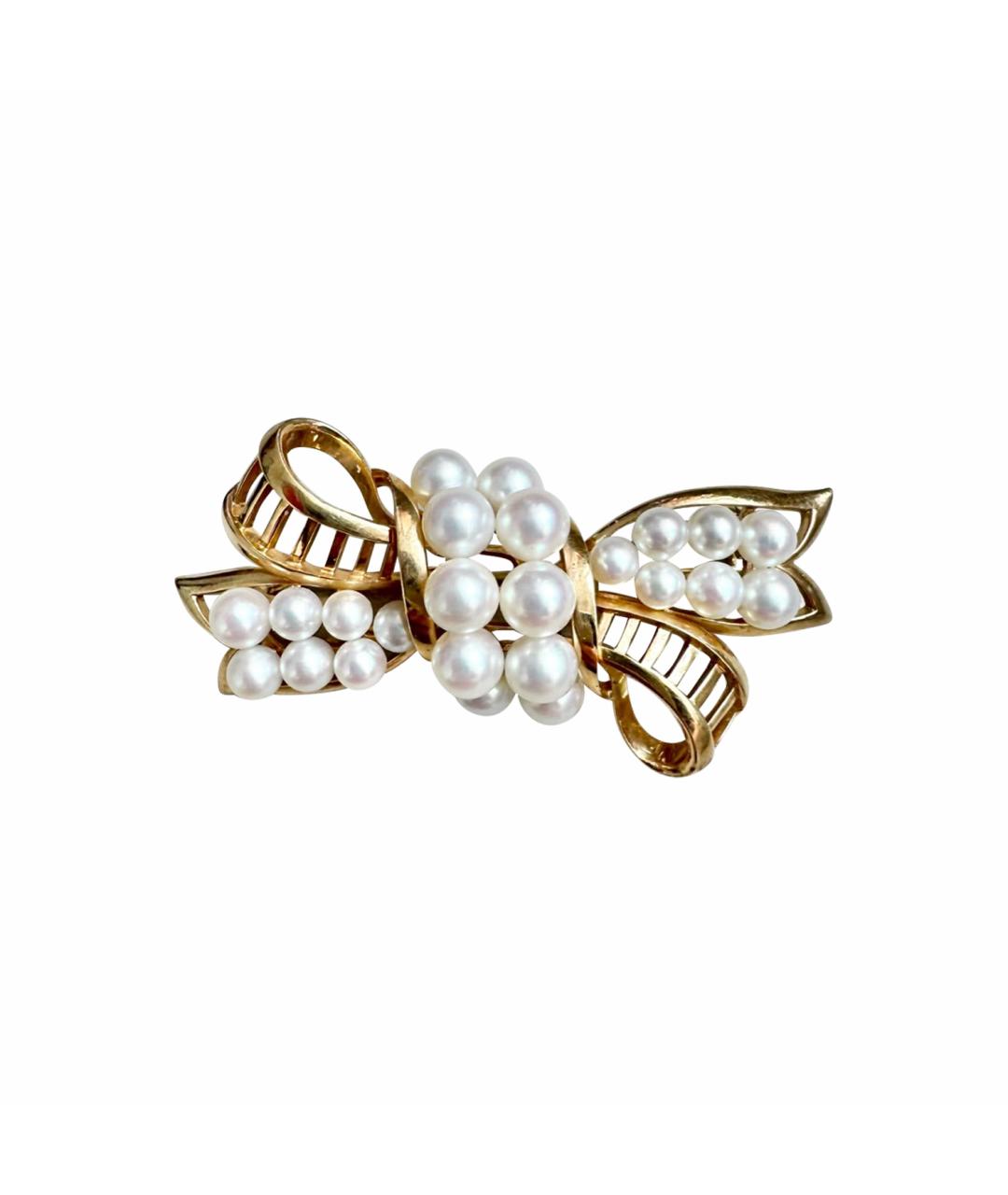 Mikimoto Золотая брошь из желтого золота, фото 1