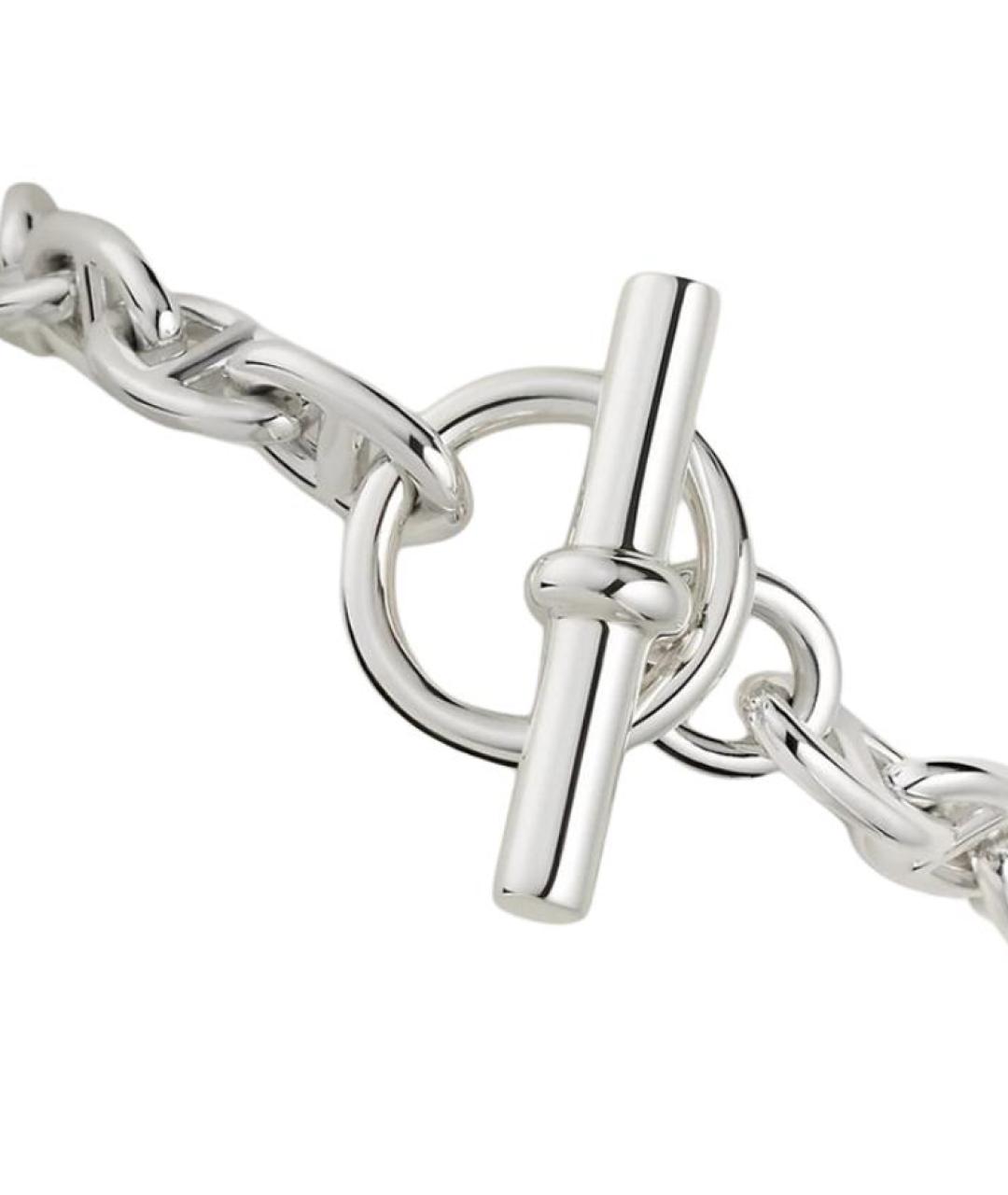 HERMES Серебрянный серебряный браслет, фото 2