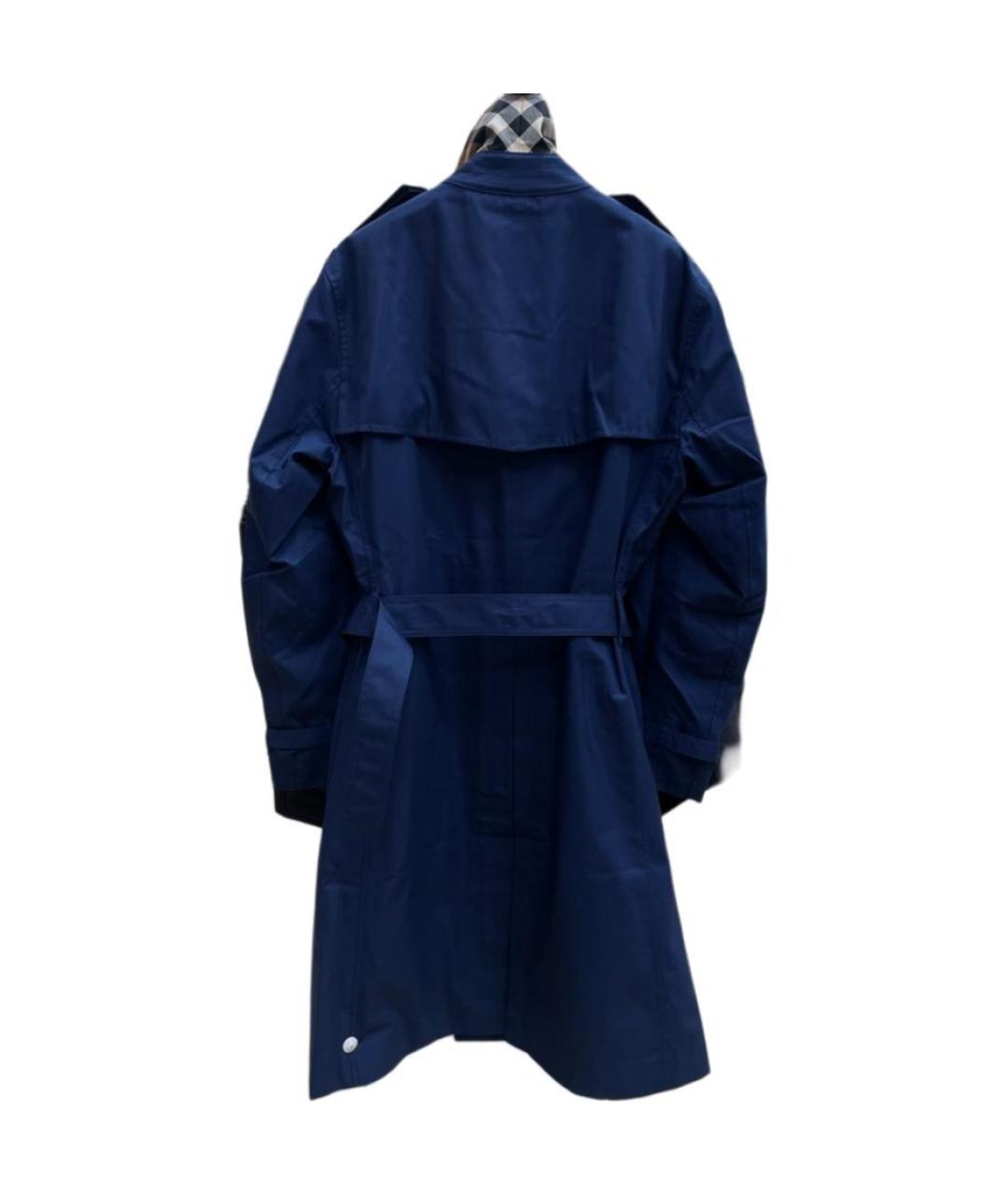 BURBERRY Темно-синий тренч/плащ, фото 2