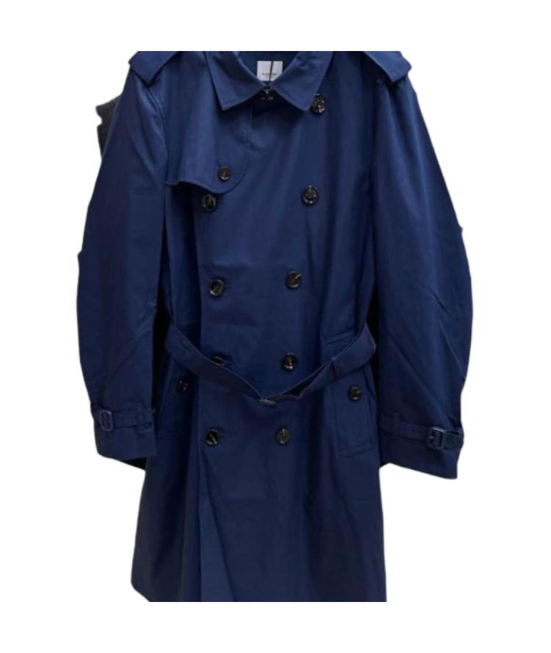 BURBERRY Темно-синий тренч/плащ, фото 3