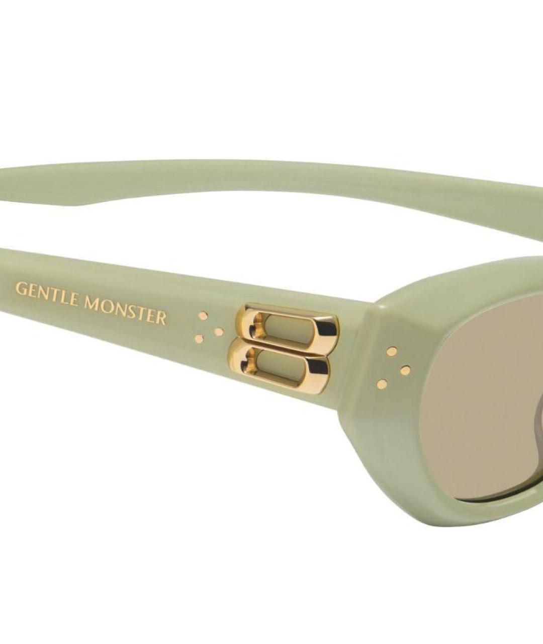 GENTLE MONSTER Зеленые пластиковые солнцезащитные очки, фото 3