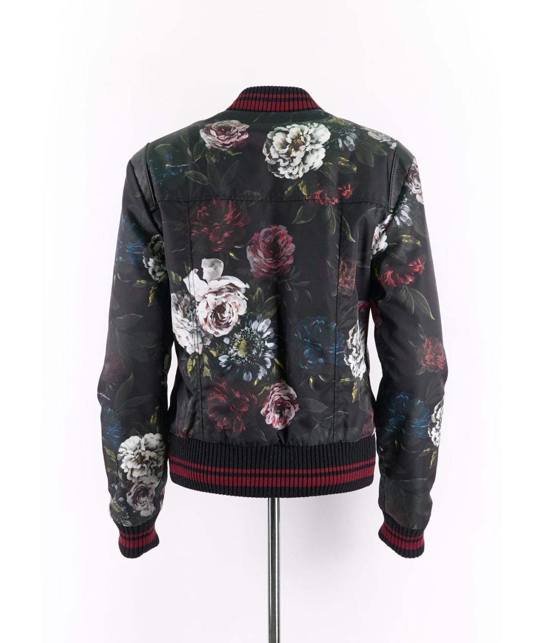 DOLCE&GABBANA Черная полиамидовая куртка, фото 2