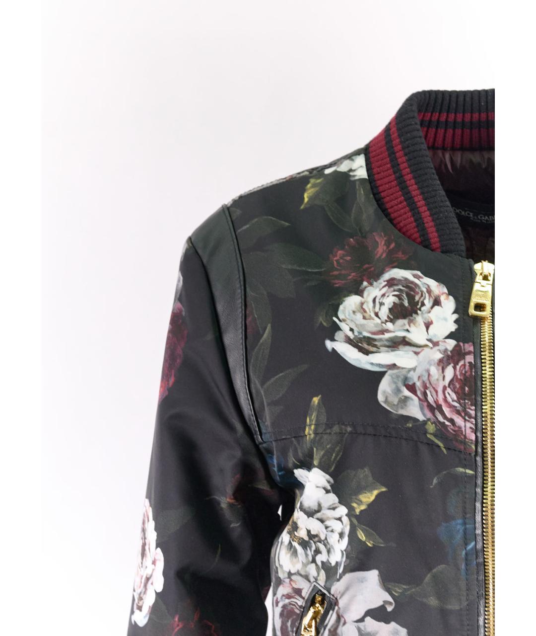 DOLCE&GABBANA Черная полиамидовая куртка, фото 4