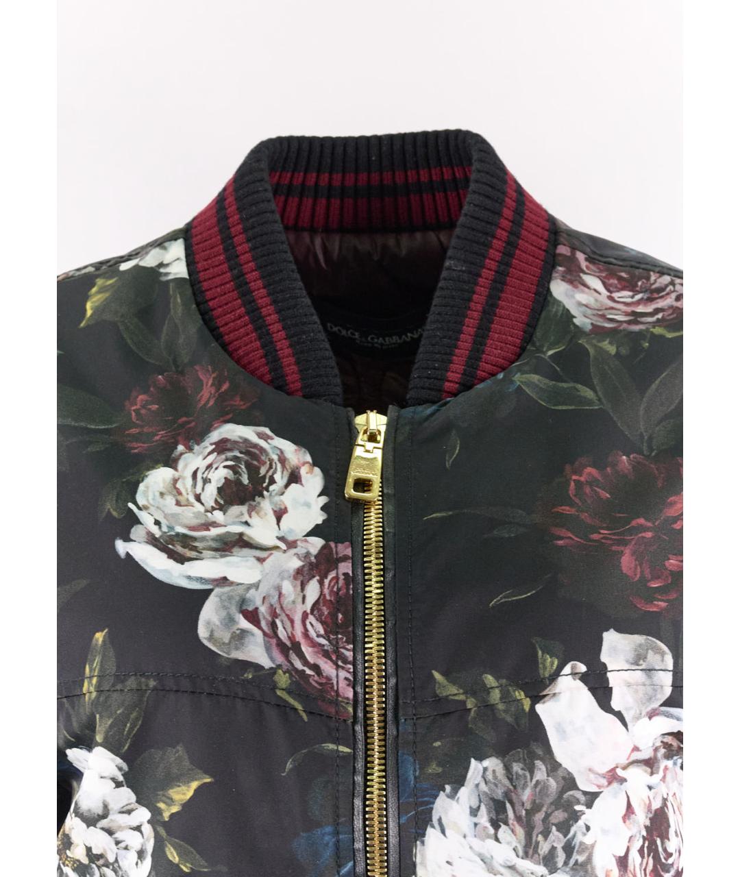DOLCE&GABBANA Черная полиамидовая куртка, фото 5