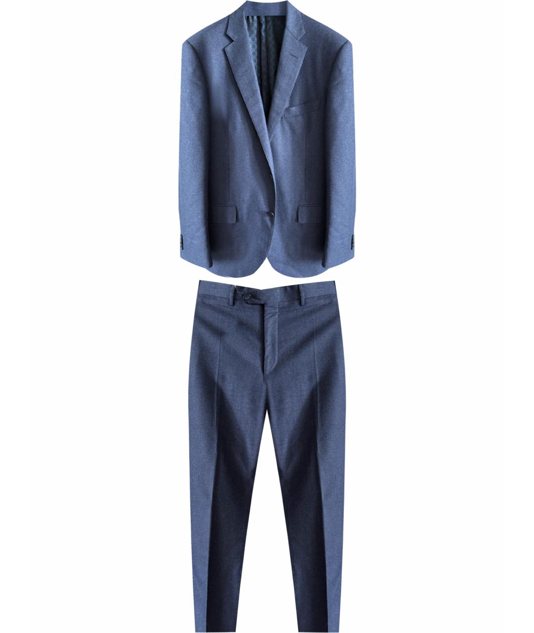 CORNELIANI Темно-синий классический костюм, фото 1