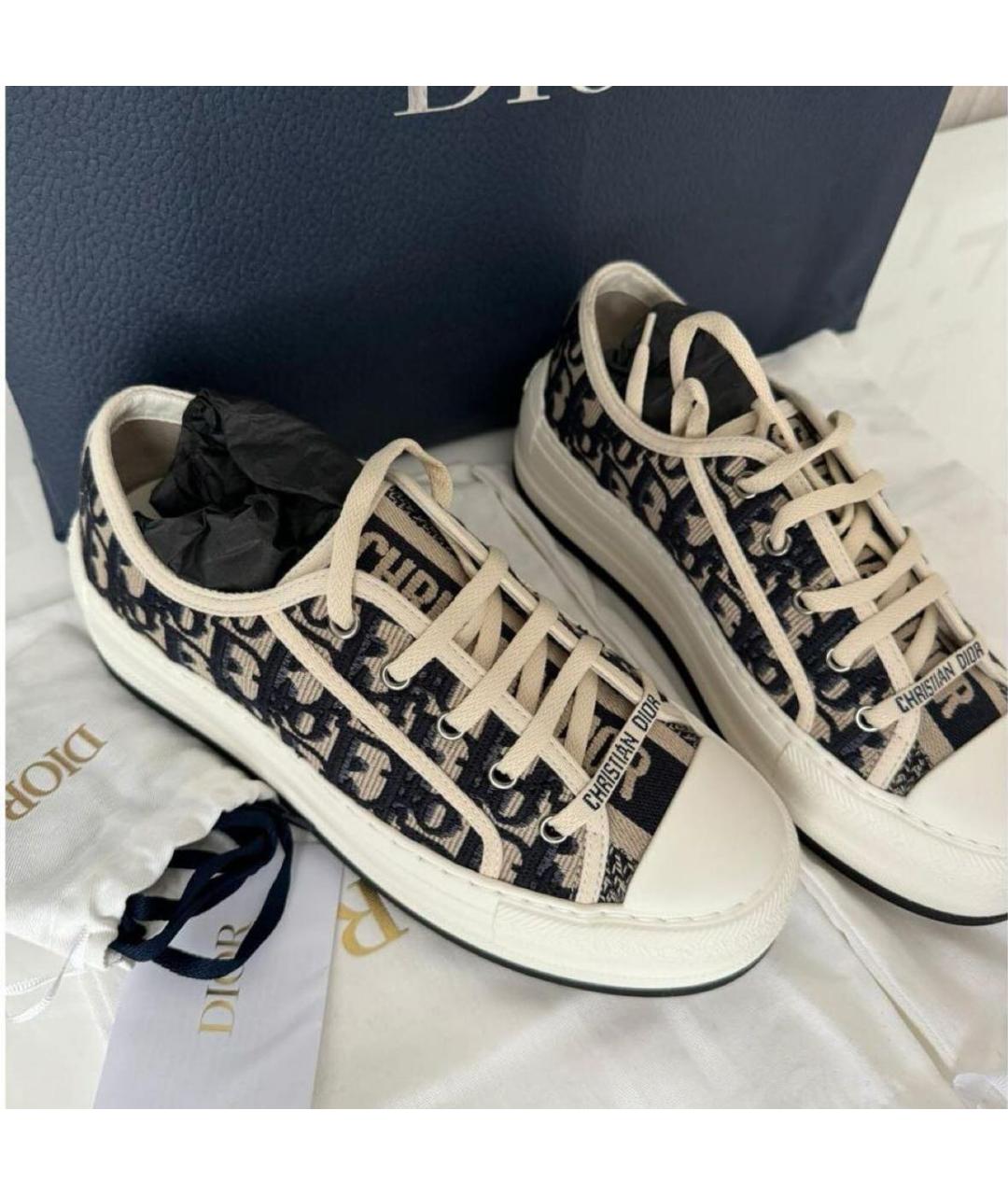 CHRISTIAN DIOR Текстильные кеды, фото 8