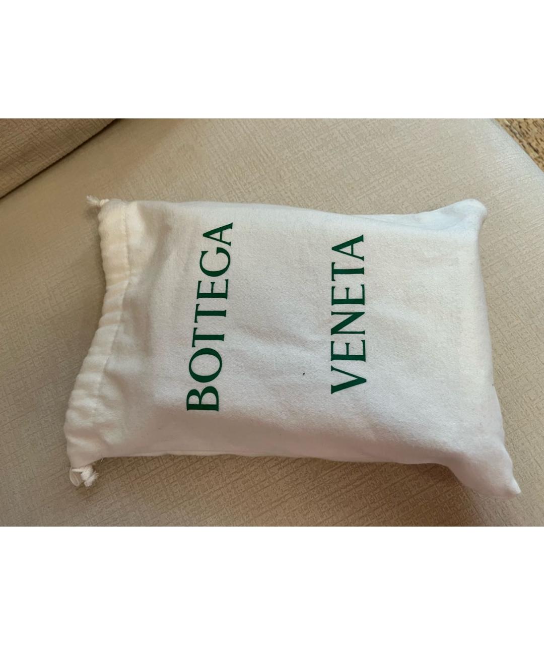 BOTTEGA VENETA Черный кожаный ремень, фото 5