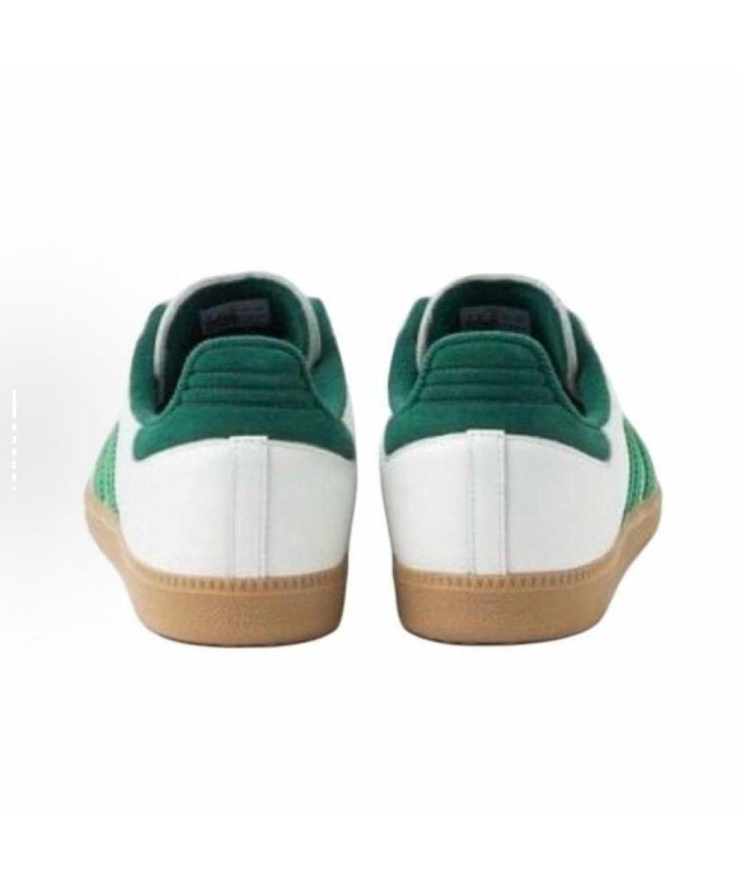 ADIDAS Белые кожаные кроссовки, фото 4