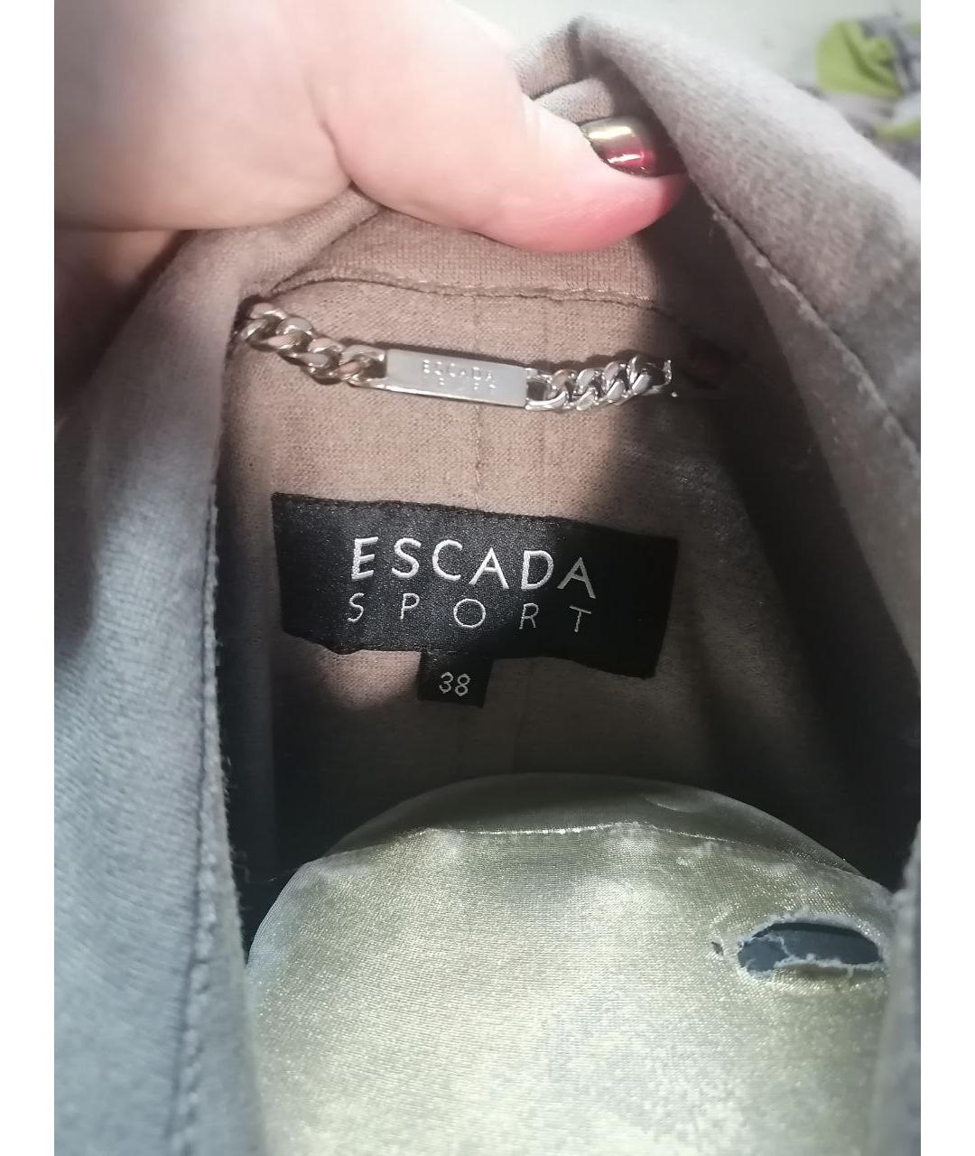 ESCADA Бежевый тренч/плащ, фото 3