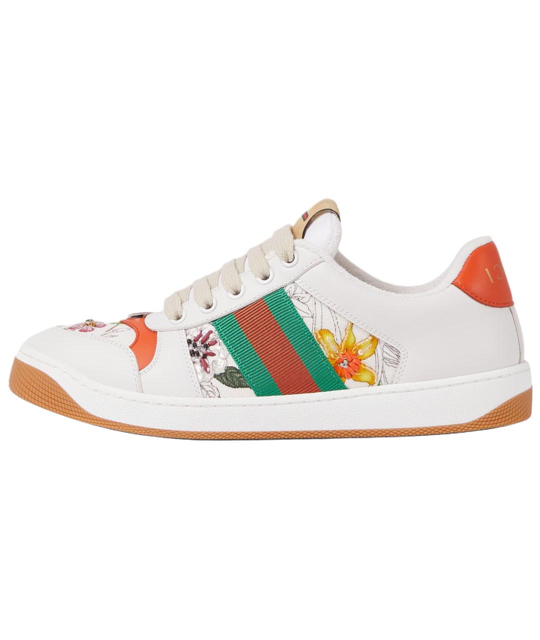 GUCCI Белые кроссовки, фото 2