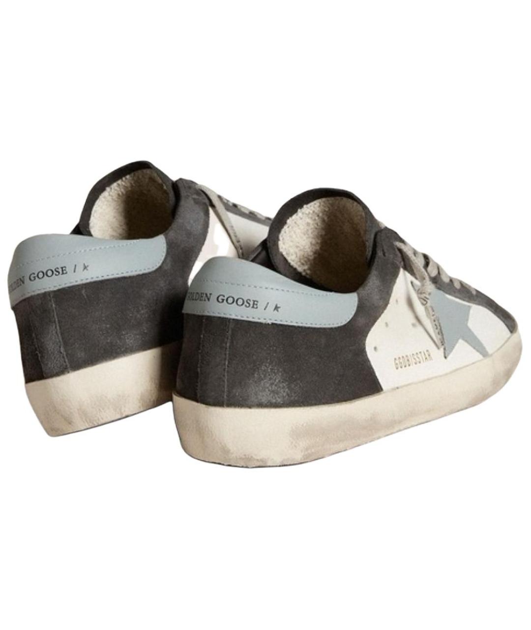 GOLDEN GOOSE DELUXE BRAND Серые низкие кроссовки / кеды, фото 4
