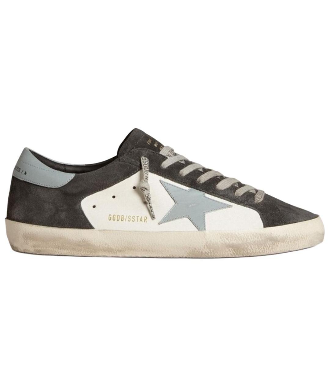 GOLDEN GOOSE DELUXE BRAND Серые низкие кроссовки / кеды, фото 1