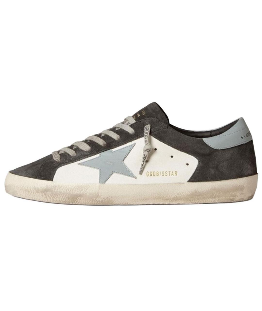 GOLDEN GOOSE DELUXE BRAND Серые низкие кроссовки / кеды, фото 2