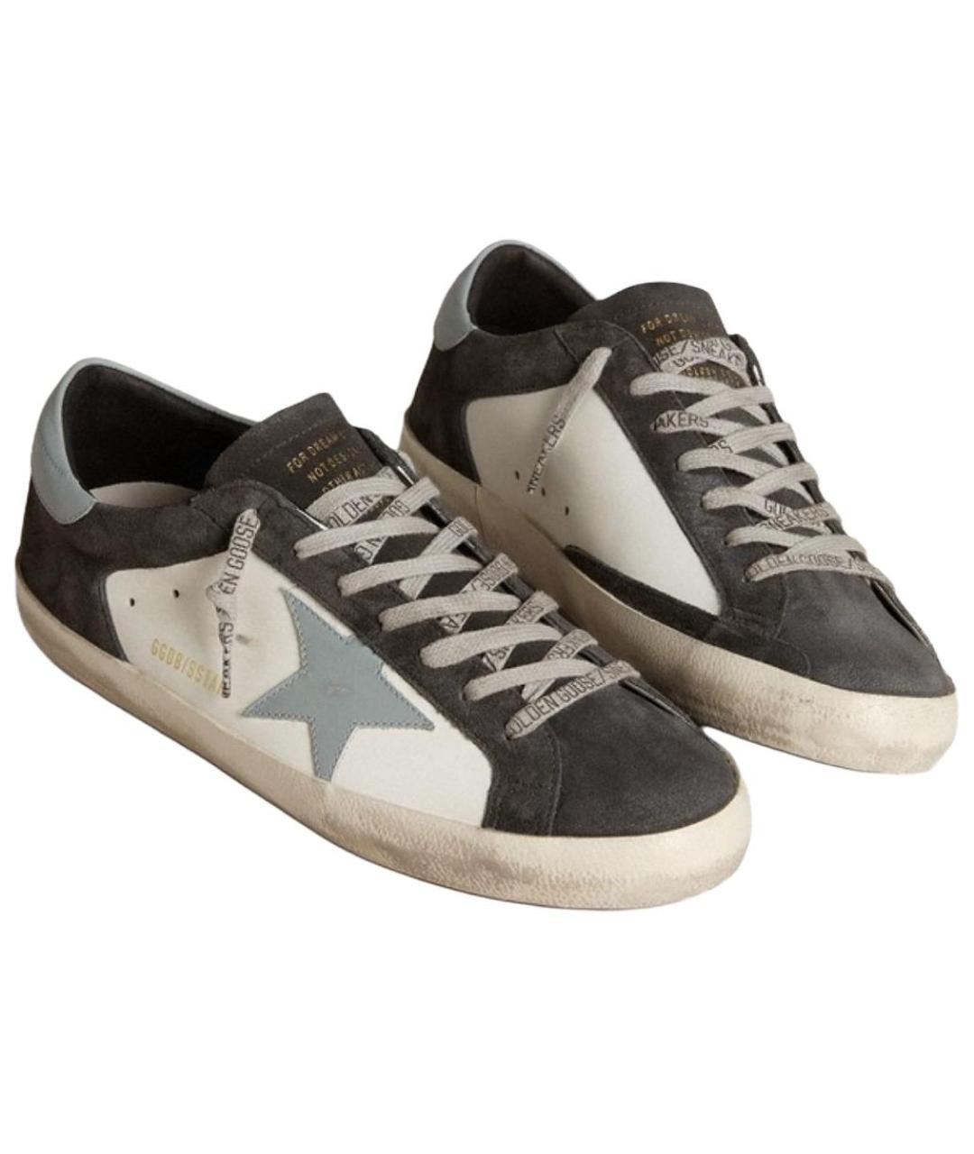 GOLDEN GOOSE DELUXE BRAND Серые низкие кроссовки / кеды, фото 3