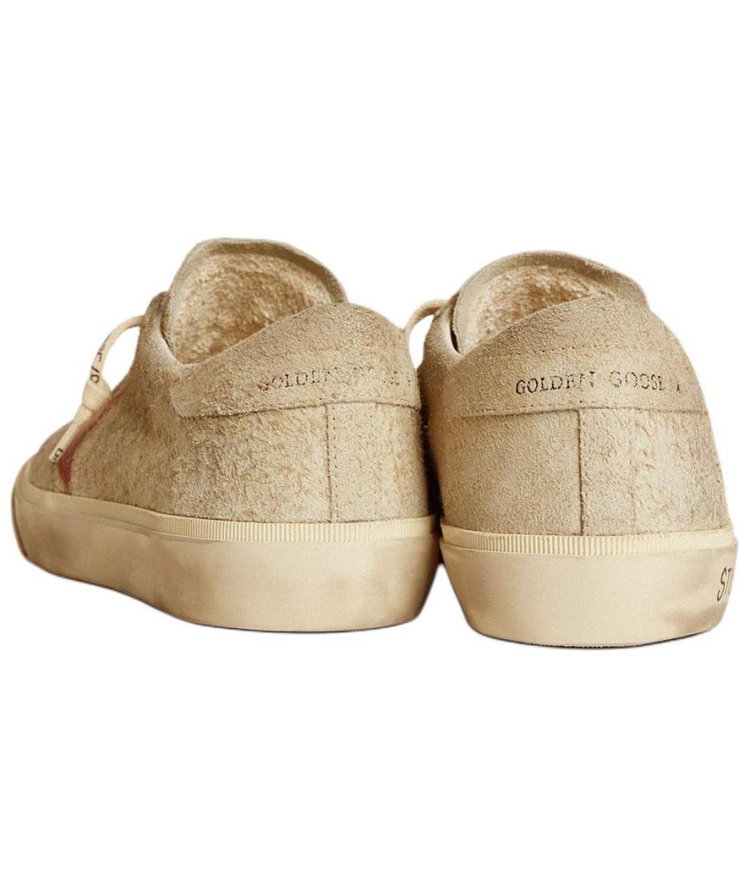GOLDEN GOOSE DELUXE BRAND Бежевые низкие кроссовки / кеды, фото 4