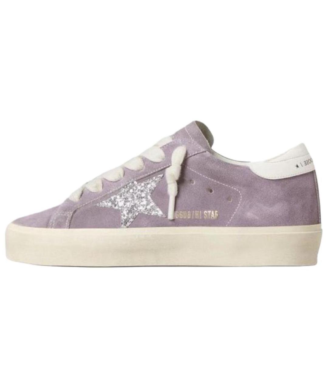 GOLDEN GOOSE DELUXE BRAND Фиолетовые кеды, фото 2