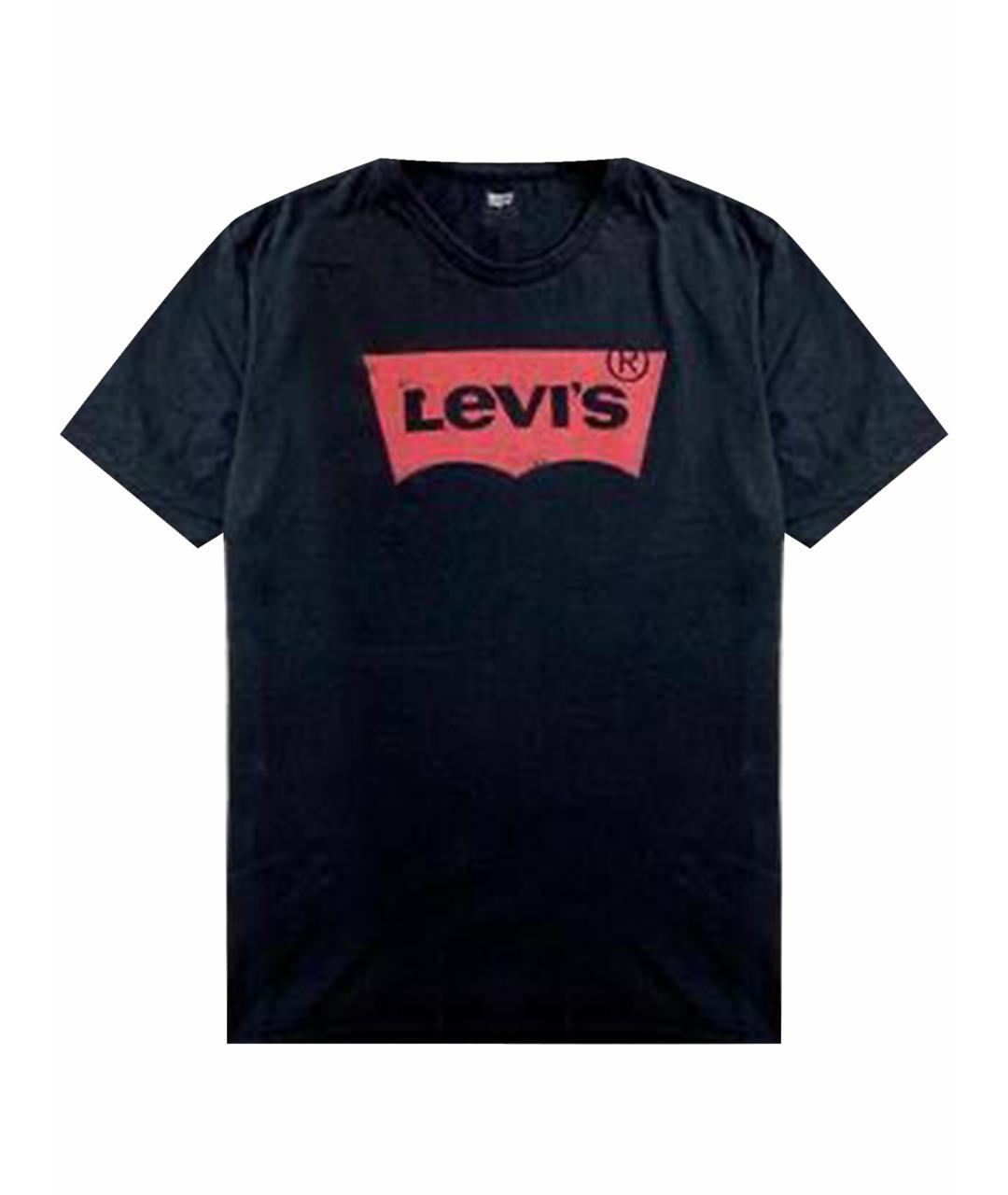 LEVI'S Черная хлопковая футболка, фото 1