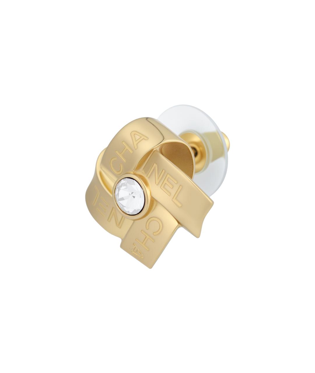 CHANEL Золотые серьги, фото 2