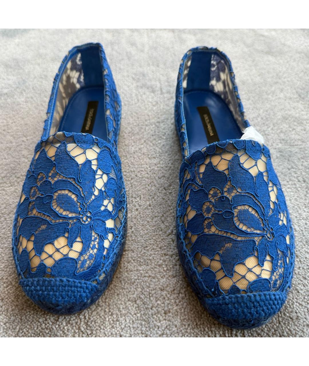 DOLCE&GABBANA Синие эспадрильи, фото 2