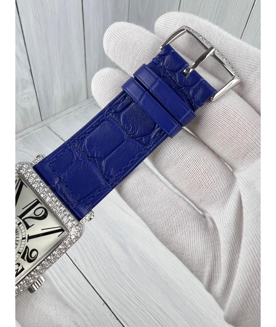 FRANCK MULLER Синие часы из белого золота, фото 9