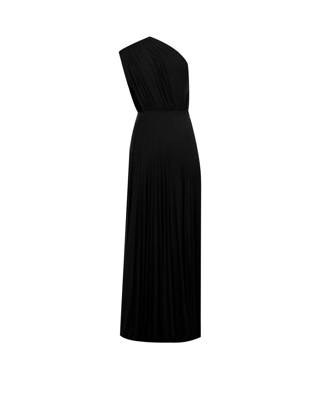 ELISABETTA FRANCHI Черное полиэстеровое вечернее платье, фото 5