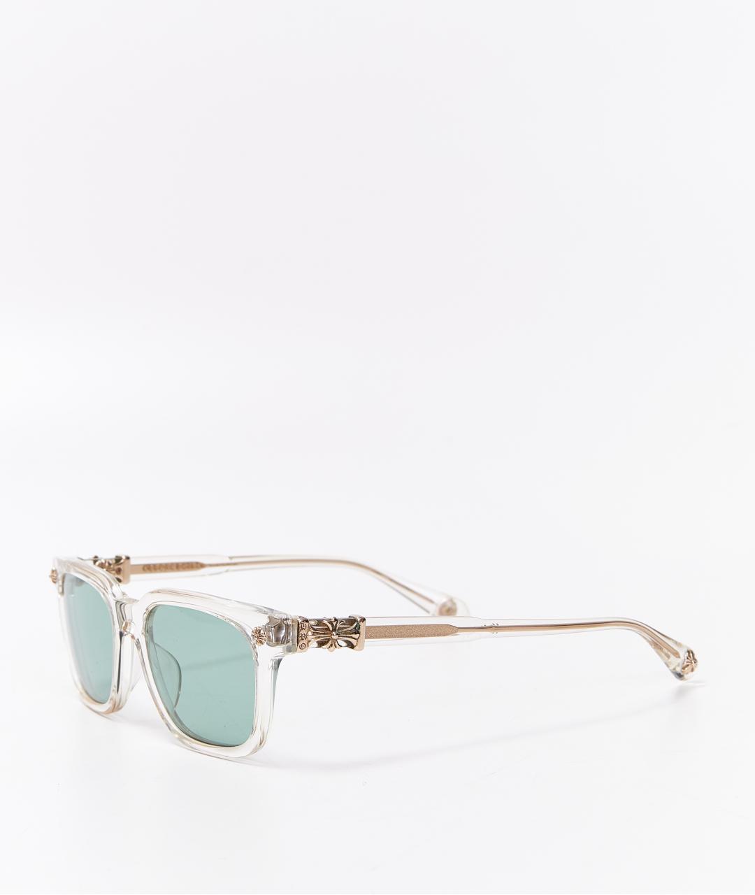 CHROME HEARTS Белые пластиковые солнцезащитные очки, фото 9