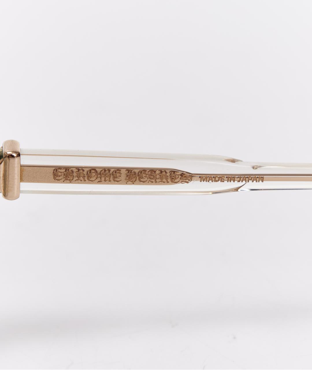 CHROME HEARTS Белые пластиковые солнцезащитные очки, фото 5