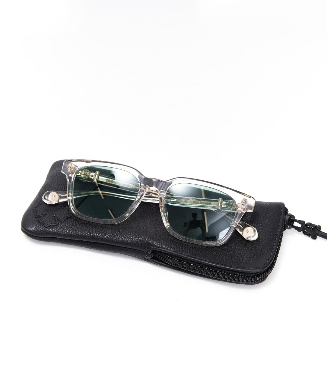 CHROME HEARTS Белые пластиковые солнцезащитные очки, фото 8