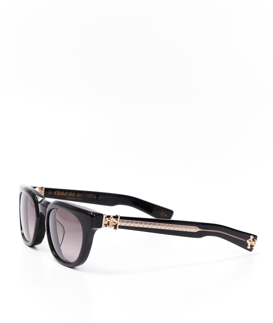 CHROME HEARTS Черные пластиковые солнцезащитные очки, фото 9