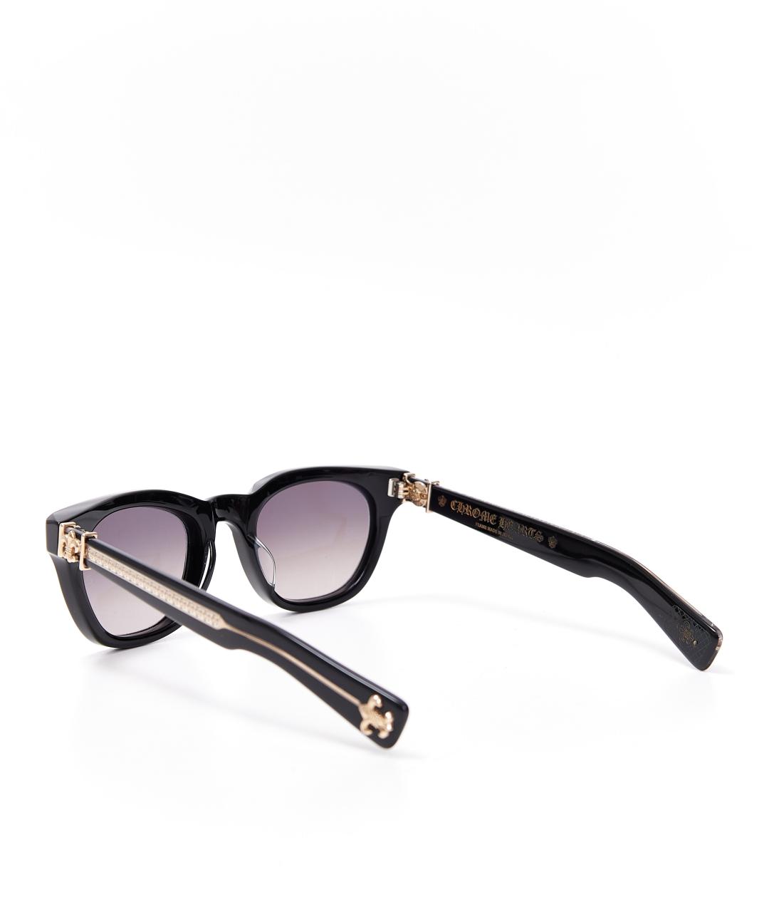 CHROME HEARTS Черные пластиковые солнцезащитные очки, фото 3