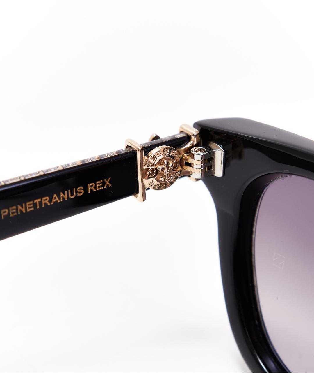 CHROME HEARTS Черные пластиковые солнцезащитные очки, фото 6