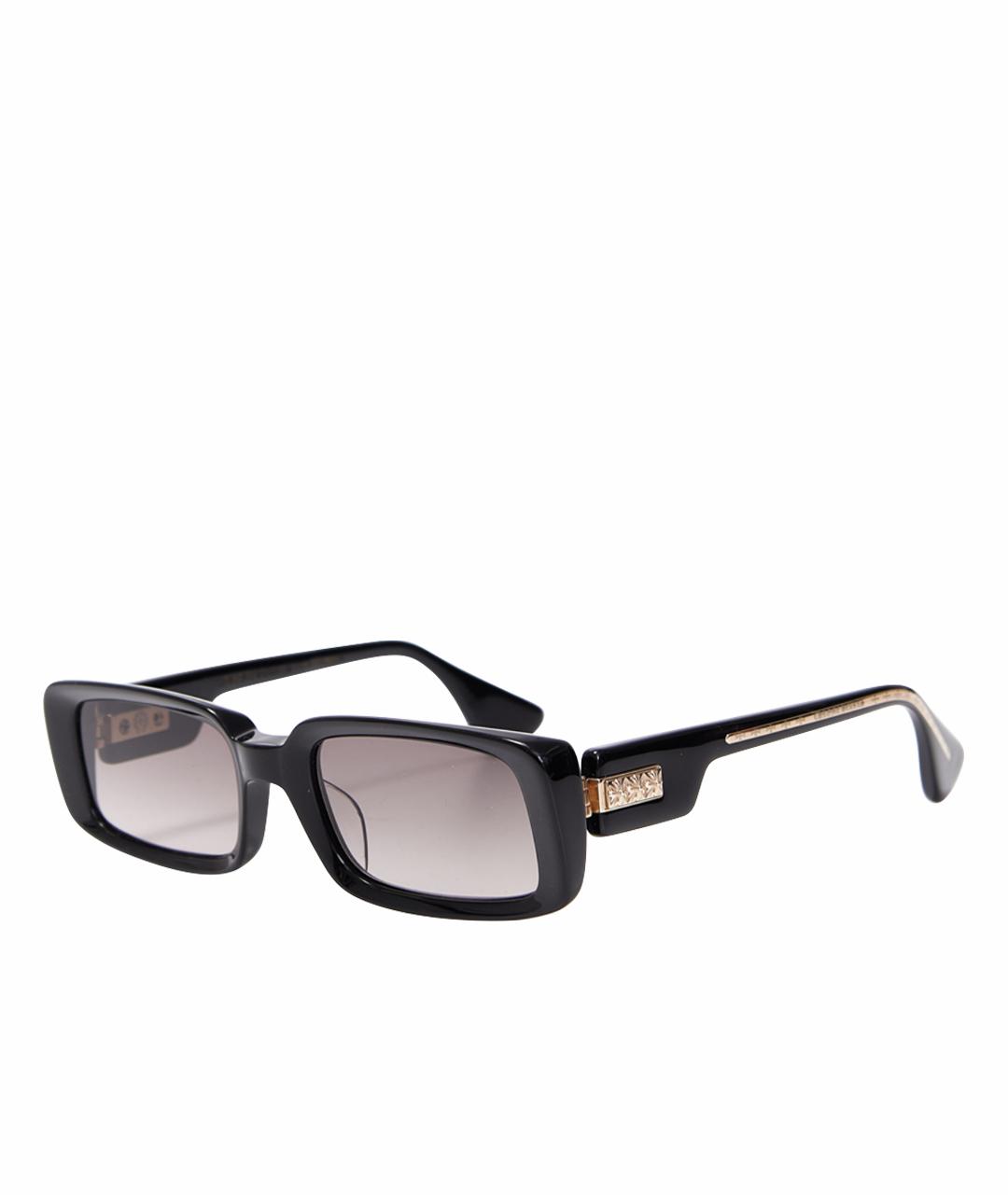CHROME HEARTS Черные пластиковые солнцезащитные очки, фото 1