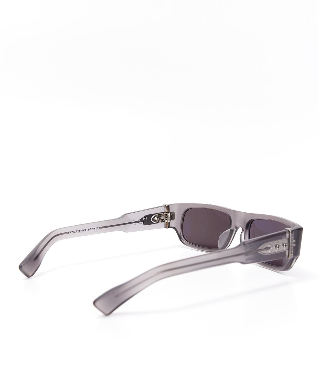 CHROME HEARTS Серые пластиковые солнцезащитные очки, фото 3