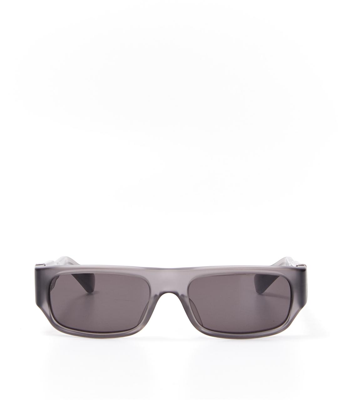 CHROME HEARTS Серые пластиковые солнцезащитные очки, фото 2